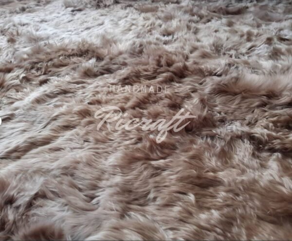 Luxury alpaca rug - fur rug - alpaca rug - soft rug - 100% fur - handmade - Imagen 2