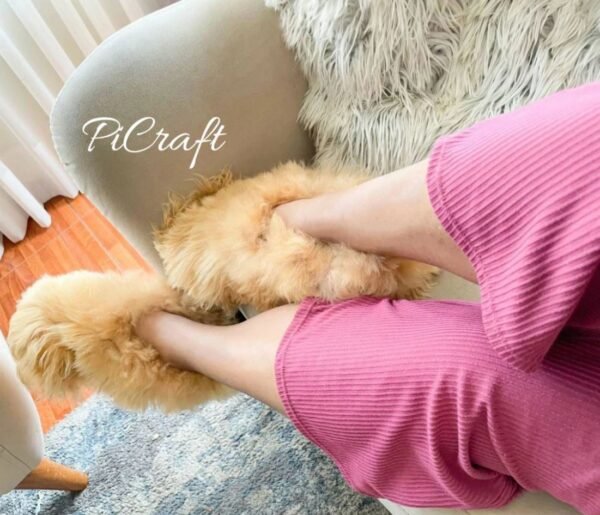 Luxury alpaca slippers - 100% fur- unisex slippers- winter slippers - fluffy fur slippers - home slippers - Beige slippers - very soft touch - Imagen 4